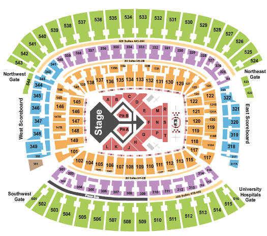 Huntington Bank Field Chris Brown Seating Chart
